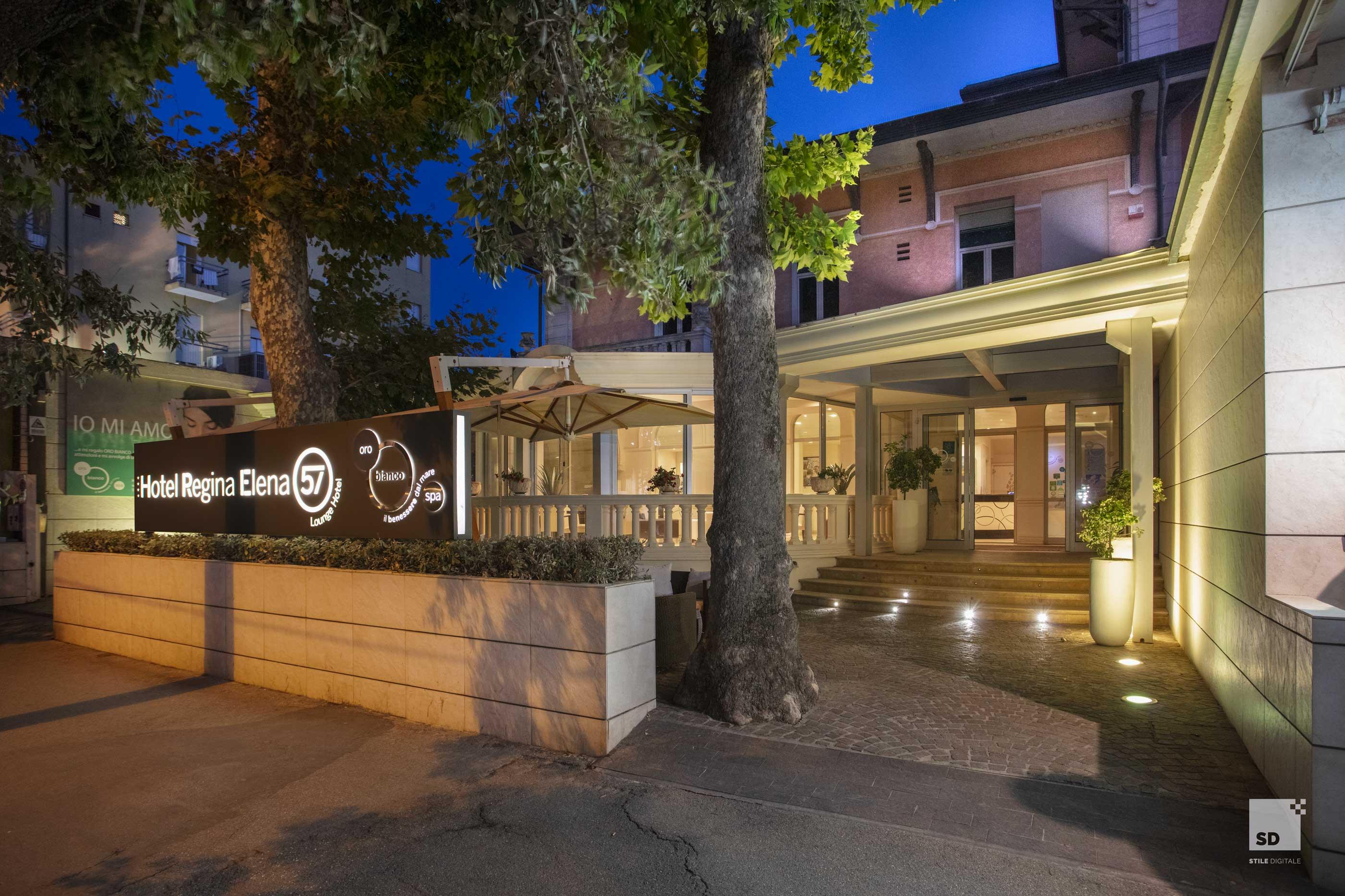 Hotel Regina Elena 57 & Oro Bianco Spa Ріміні Екстер'єр фото